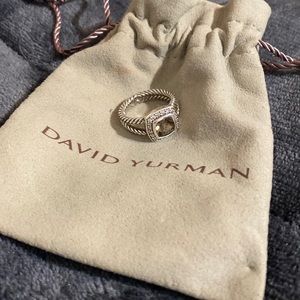 David yurman size 6 Smokey quartz ring
